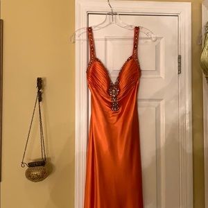 Orange gown